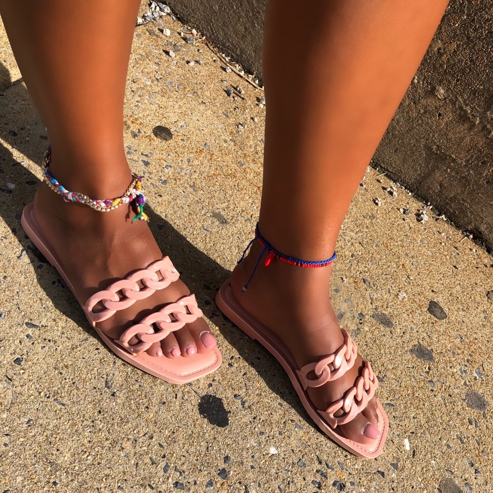 Double Band Strap Sandals